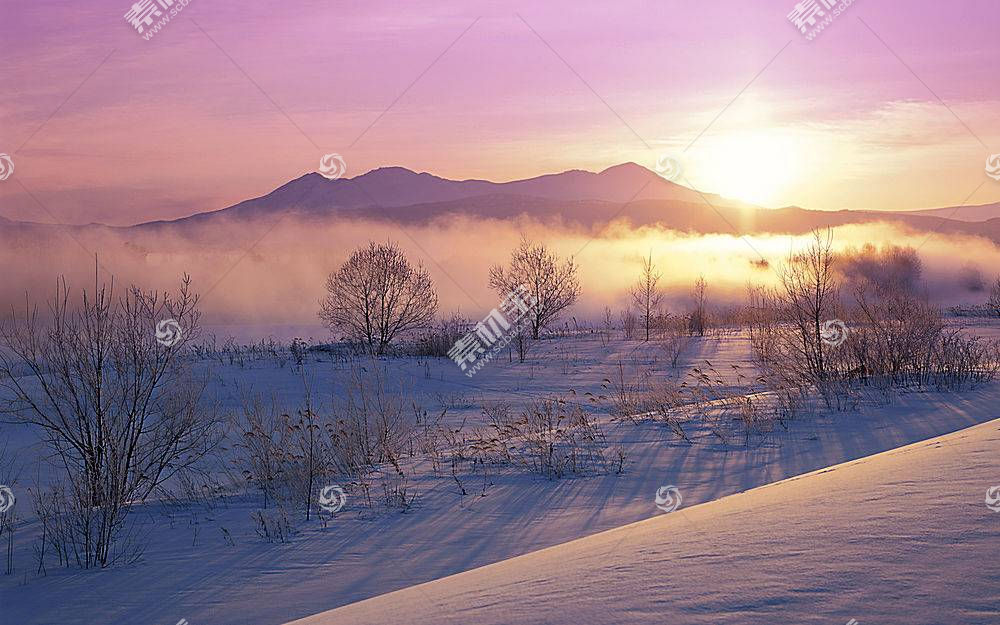 地球 冬天的 雪 日出 雾 粉红色 阳光 山 壁纸高清壁纸图片下载 图片id 风景壁纸 高清壁纸 素材宝scbao Com