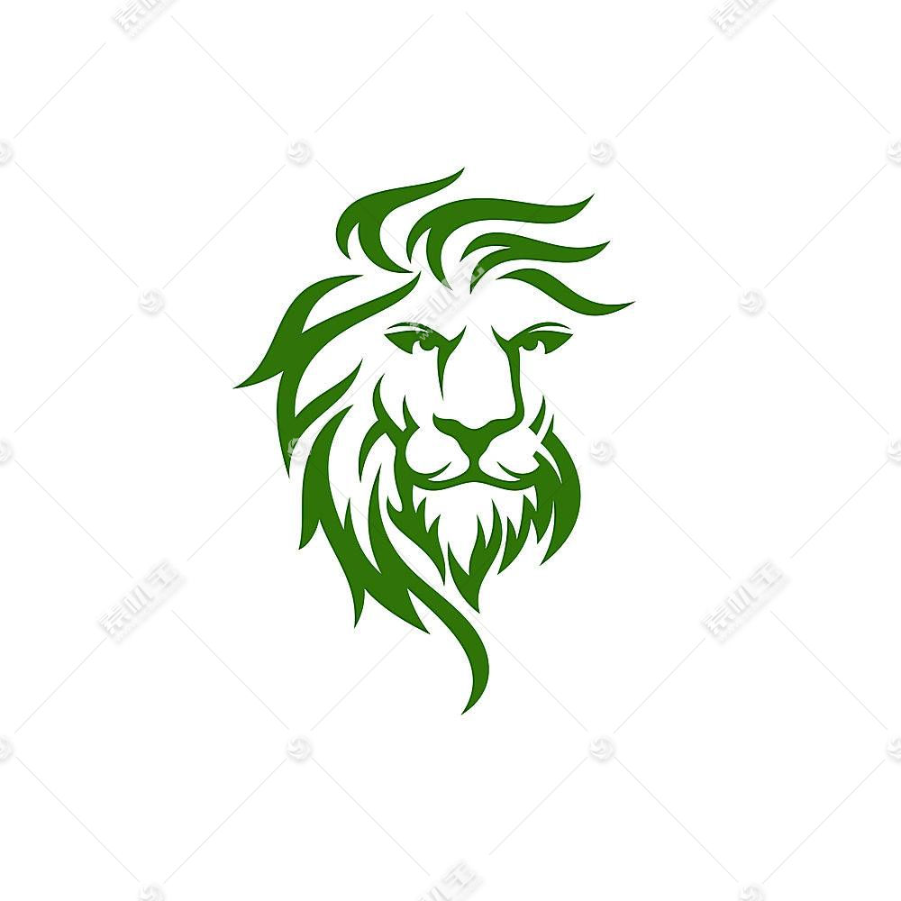 动物狮子头像logo设计图片