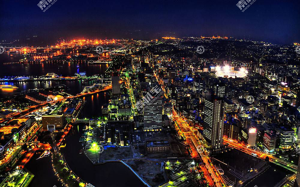 城市,城市,涩谷,东京,日本,夜晚,灯光,城市风光,壁纸