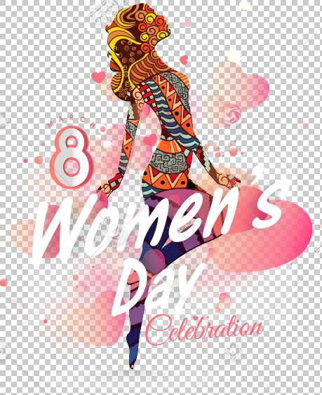 三月八日妇女节 粉红色 女人 3月8日 海报 国际妇女节 免抠素材下载 图片id 免抠人物 Png素材 素材宝scbao Com