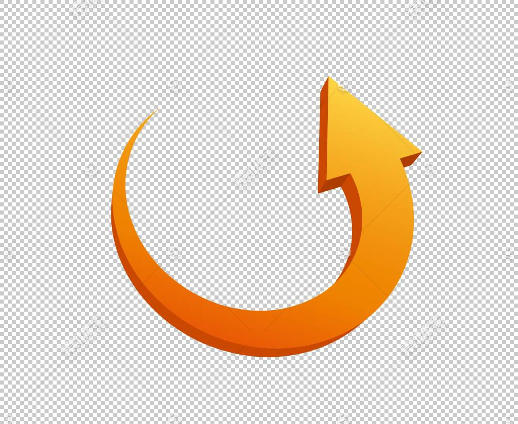 圆形背景箭头圆线路黄色中国柑橘xd7符号橙色箭头图片