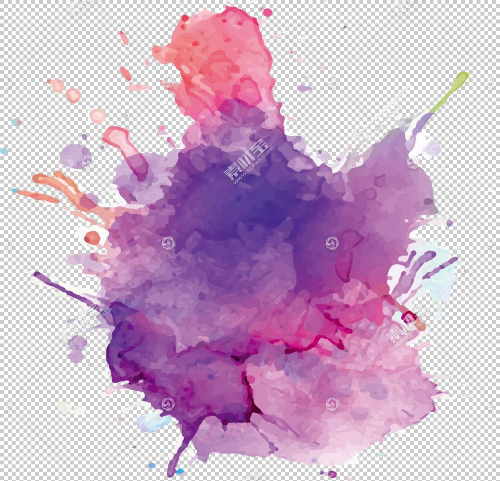 紫色水彩花 花卉设计 洋红色 紫罗兰 花瓣 紫色 花 水彩画 粉红色免抠素材下载 图片id 其它元素 Png素材 素材 宝scbao Com