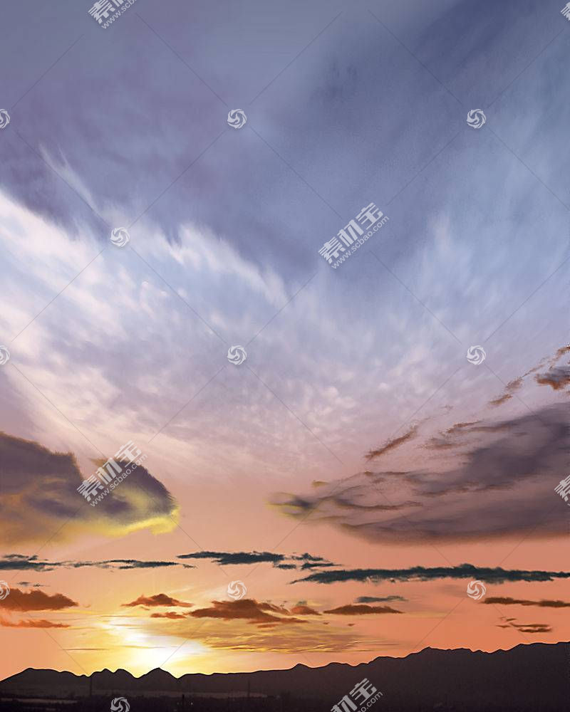 唯美的夕阳日落黄昏主题风景背景模板下载 图片id 自然景观 Psd分层素材 Psd素材 素材宝scbao Com