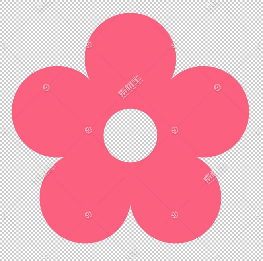 粉红色花卡通 圆 洋红色 符号 花瓣 心 粉红色 浅蓝色 花卉设计 免抠素材下载 图片id 免抠花卉 Png素材 素材宝