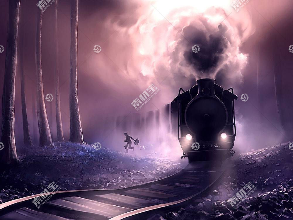 火车 幻想 运动的 夜晚 紫色 森林 壁纸 高清壁纸图片下载 图片id 其它壁纸 高清壁纸 素材宝scbao Com