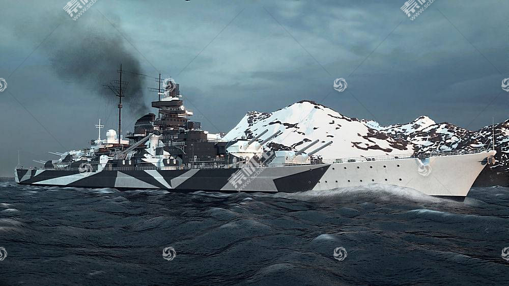 军队 德国的 战舰 Tirpitz 军舰 德国的 海军 战舰 壁纸 1 高清壁纸图片下载 图片id 军事武器 高清壁纸 素材宝scbao Com