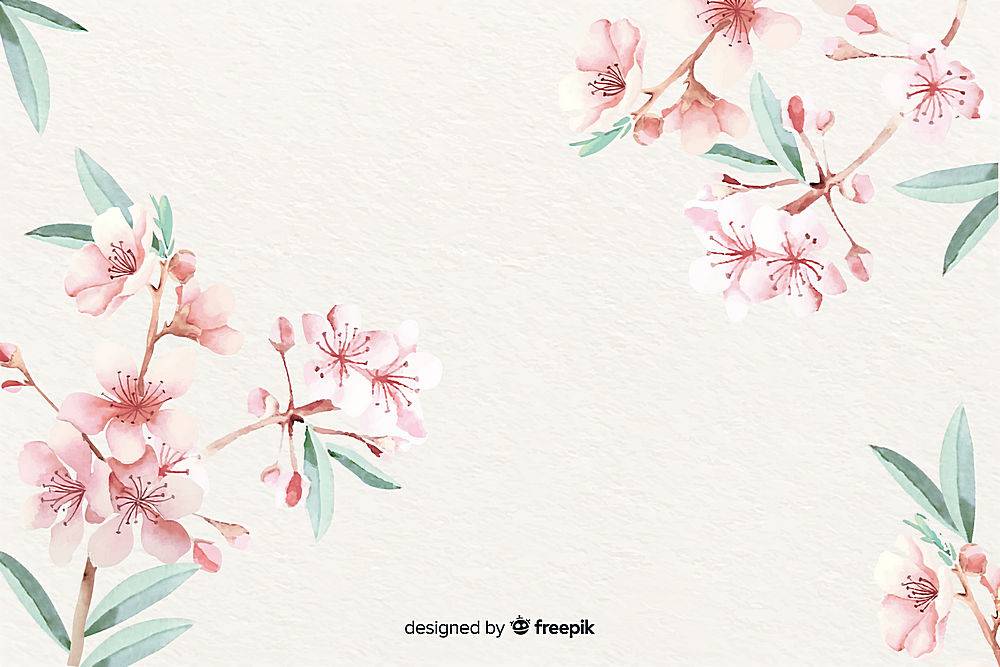 色彩柔和的水彩花卉壁纸 矢量图片 图片id 其他 矢量素材 聚图网juimg Com